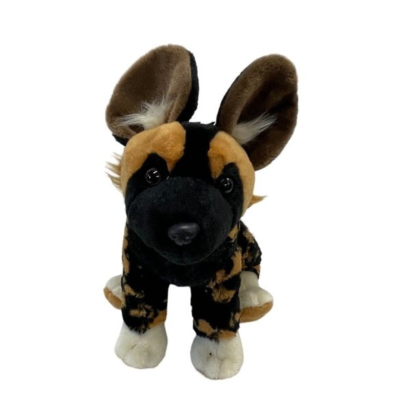 Wild Republic African Wild Dog Plush Toy 10" - Picture 1 of 7